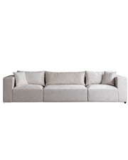 Canapé modulable AZRA velours Blanc