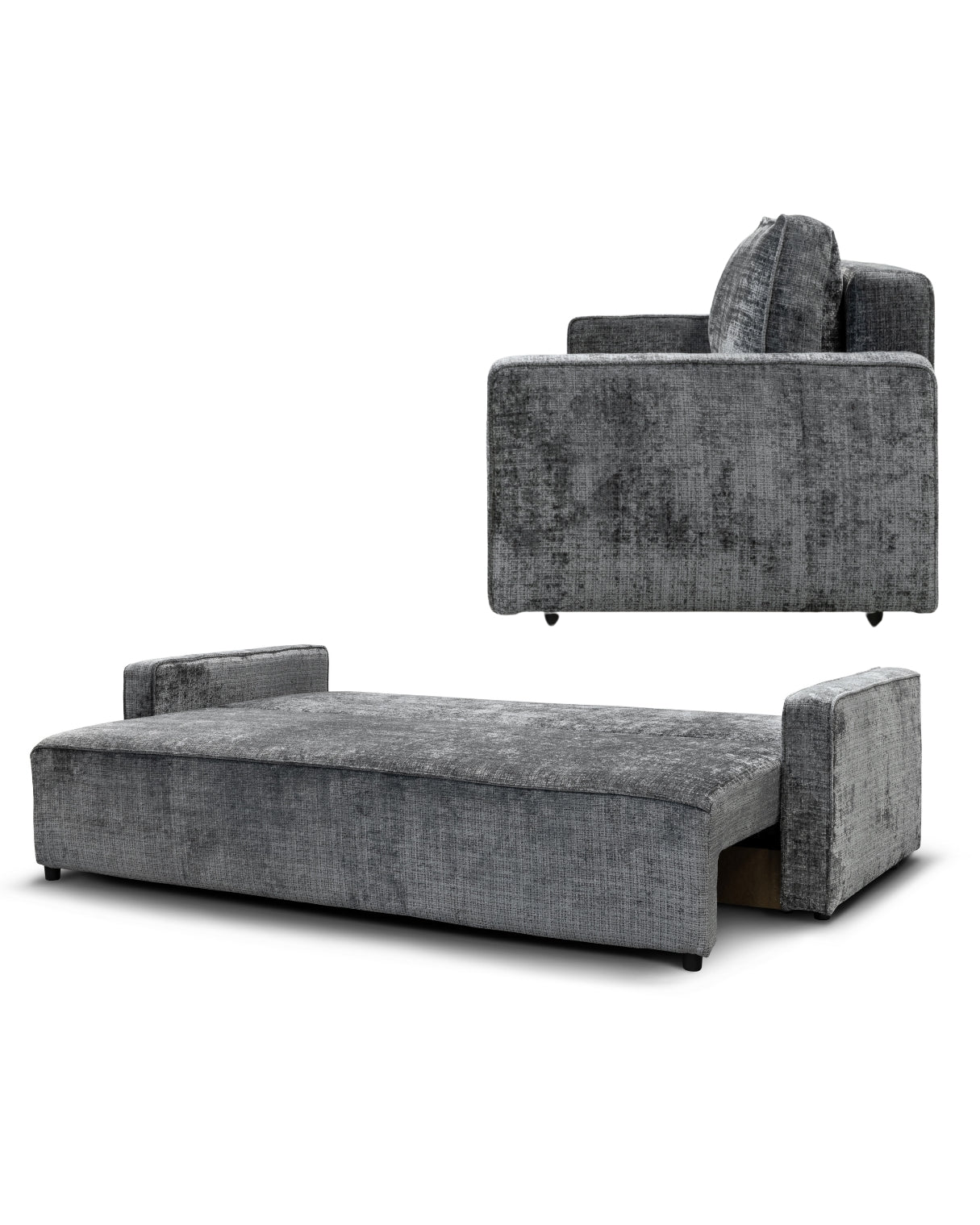 CANAPÉ CONVERTIBLE 'NICOLE' GRIS MARBELLA