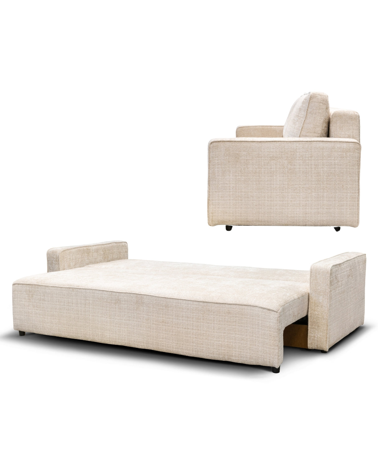CANAPÉ CONVERTIBLE 'NICOLE' BEIGE MARBELLA