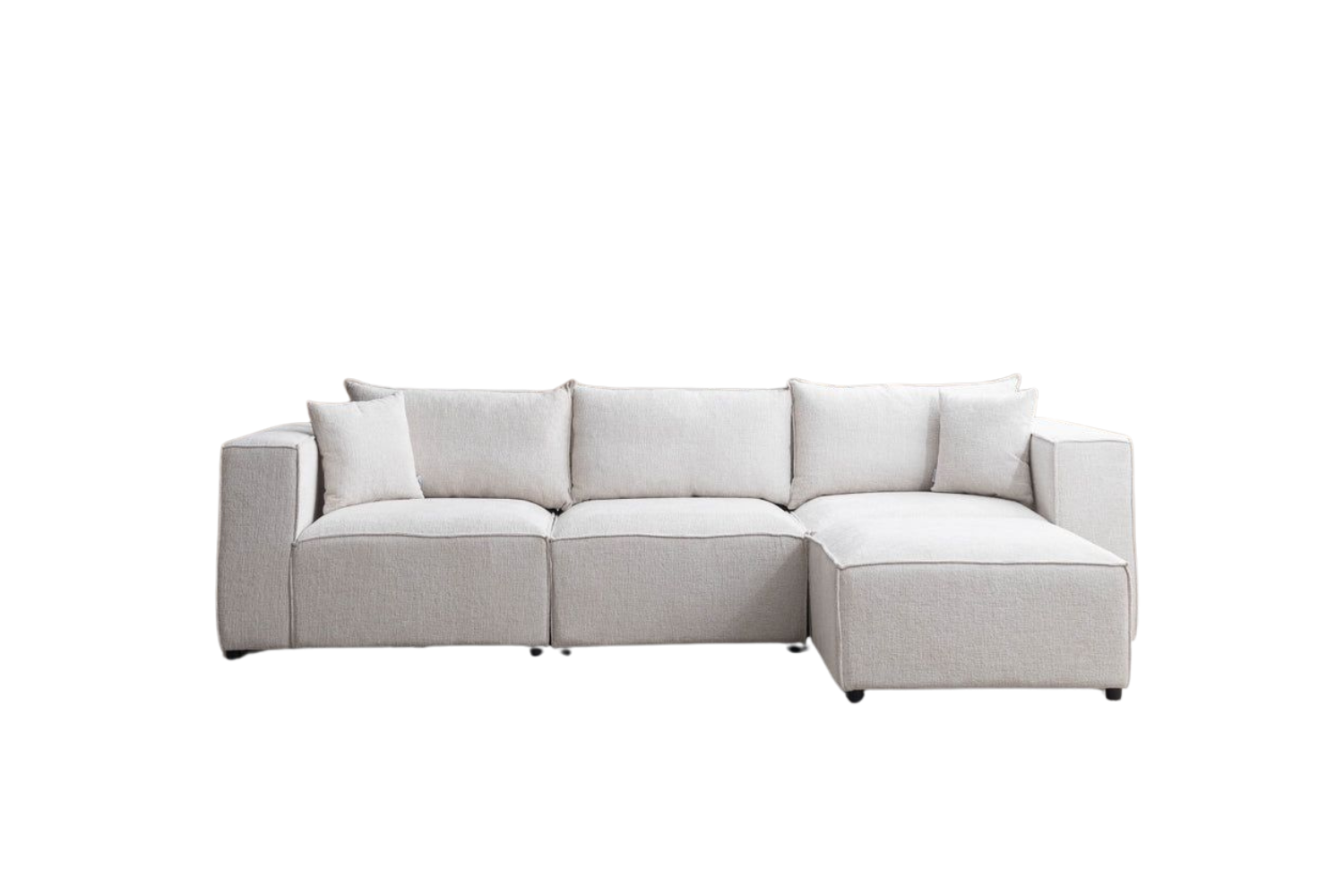 CANAPÉ MODULABLE 'ELEGANCE' 3+1